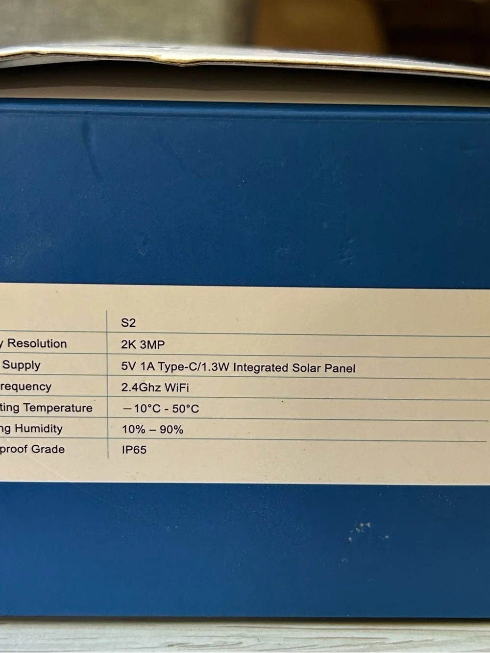 Outdoor Solar Wireless 3MP Wall Light Security Camera